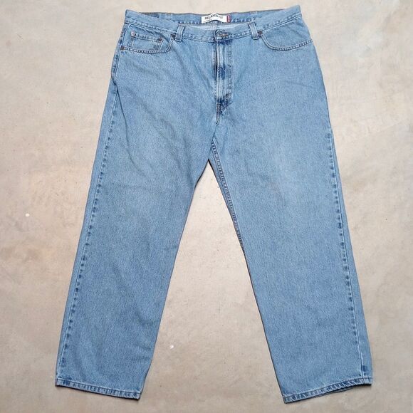 Levi's 550 Mens 42x30 (Fits 40x30) Relaxed Fit Straight Leg Denim Jeans - Picture 1 of 12